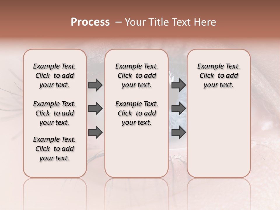 Closeup Pupil Sight PowerPoint Template