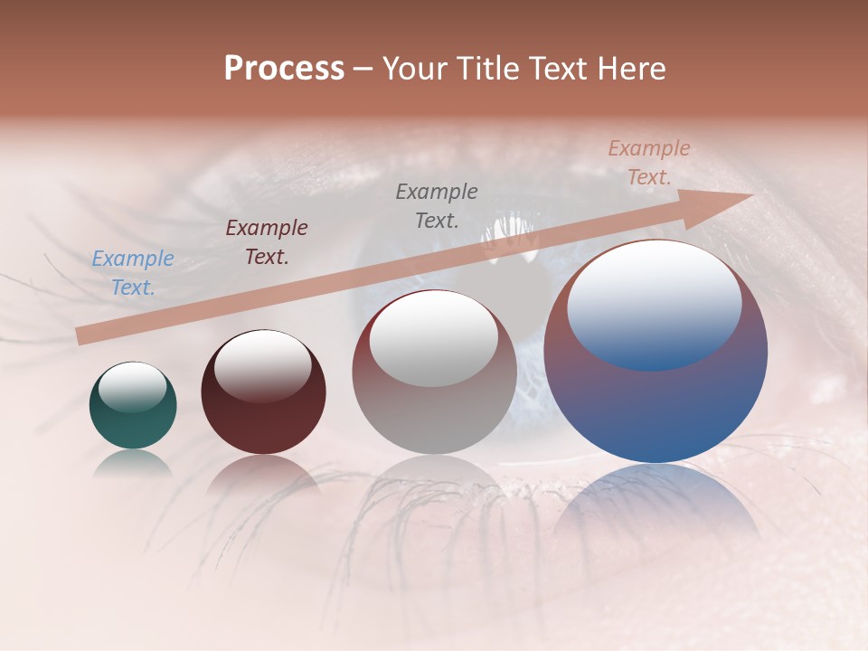 Closeup Pupil Sight PowerPoint Template