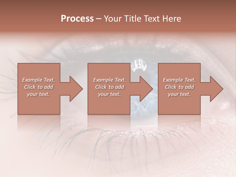 Closeup Pupil Sight PowerPoint Template
