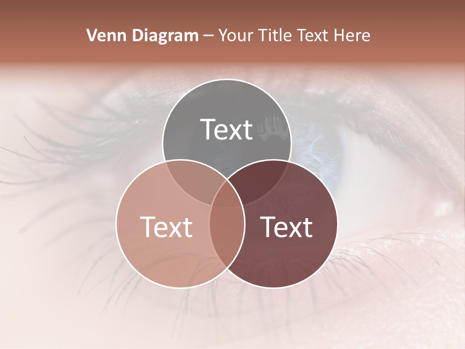Closeup Pupil Sight PowerPoint Template