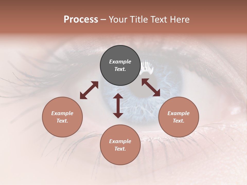 Closeup Pupil Sight PowerPoint Template