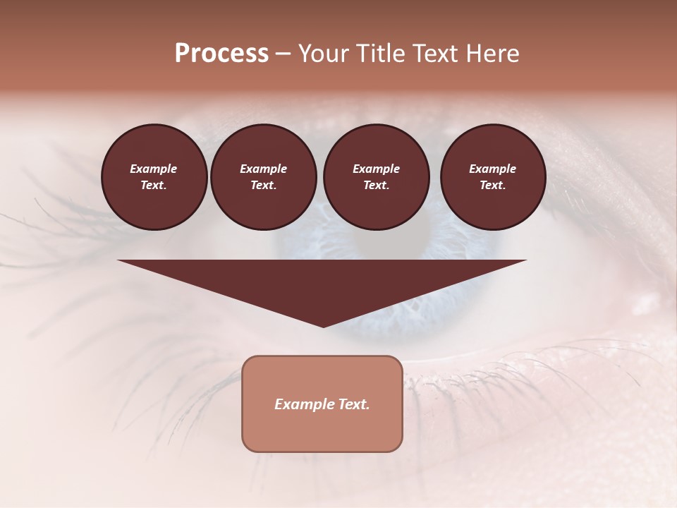 Closeup Pupil Sight PowerPoint Template