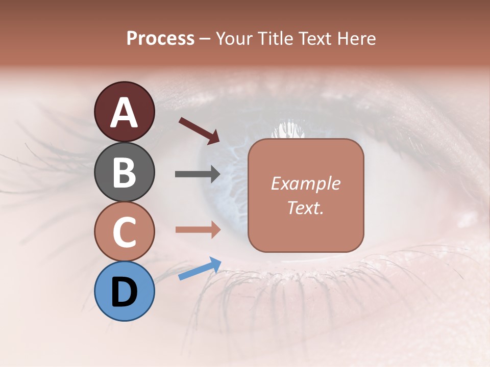 Closeup Pupil Sight PowerPoint Template