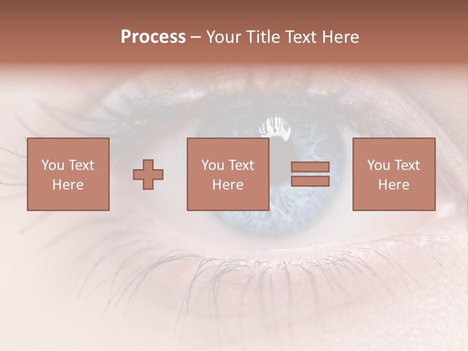 Closeup Pupil Sight PowerPoint Template
