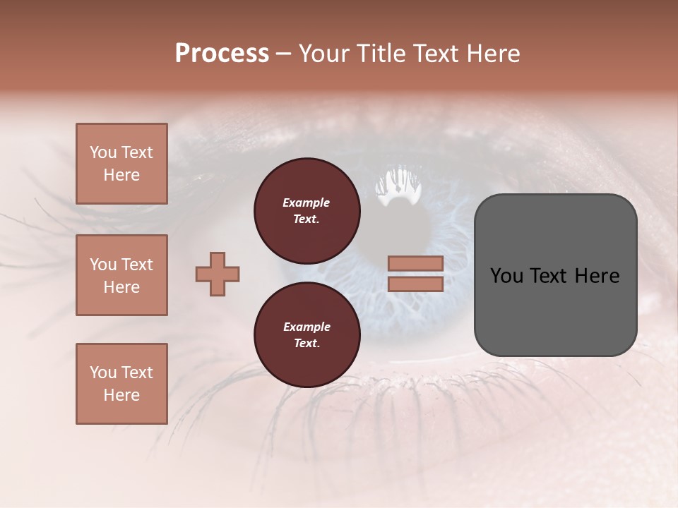 Closeup Pupil Sight PowerPoint Template