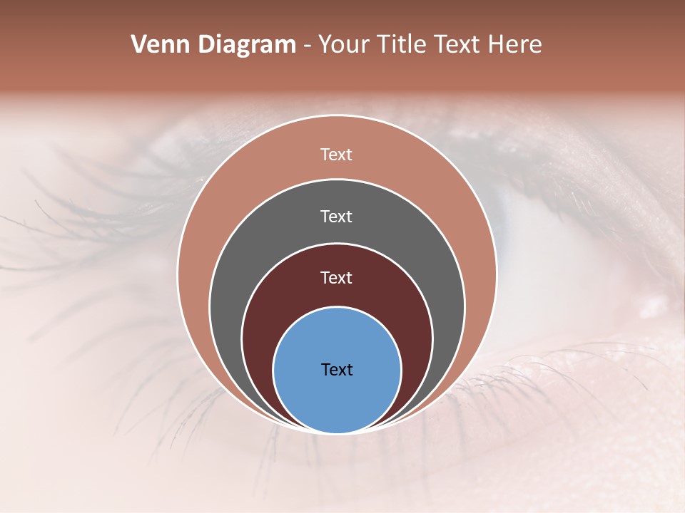 Closeup Pupil Sight PowerPoint Template
