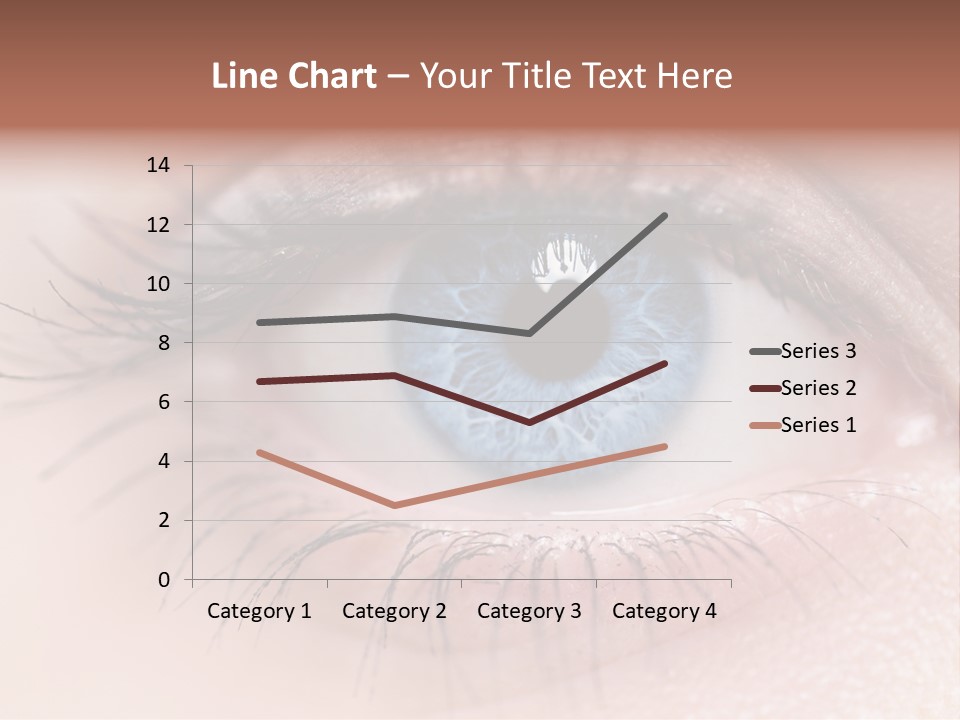 Closeup Pupil Sight PowerPoint Template