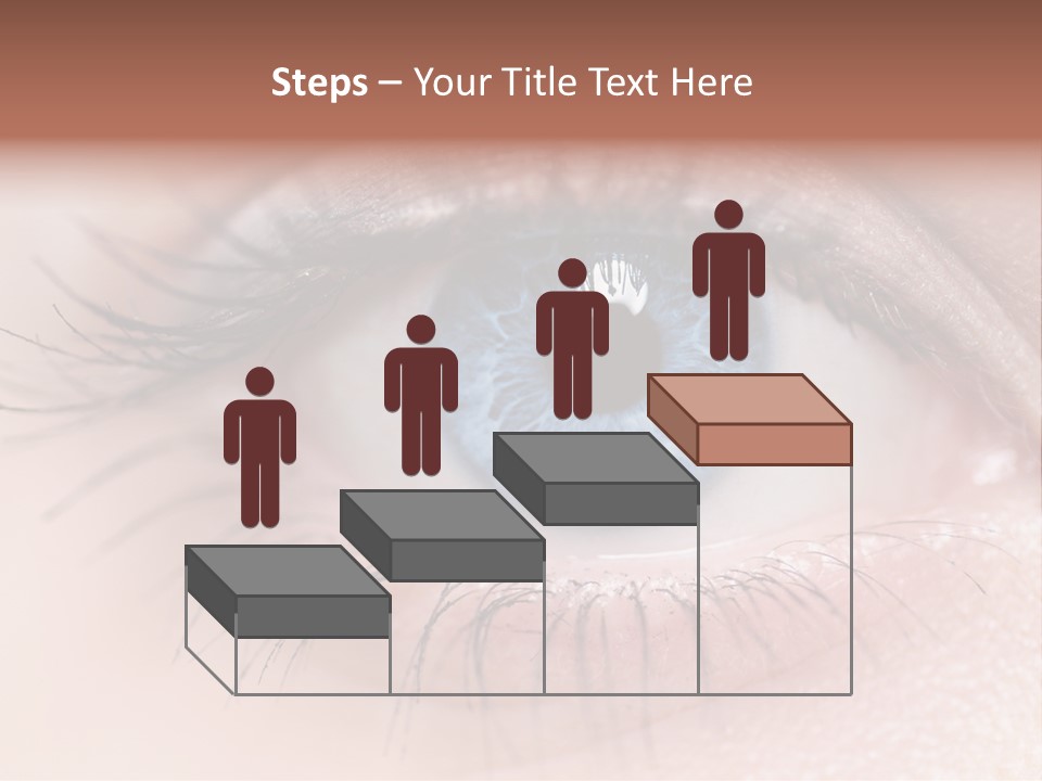Closeup Pupil Sight PowerPoint Template