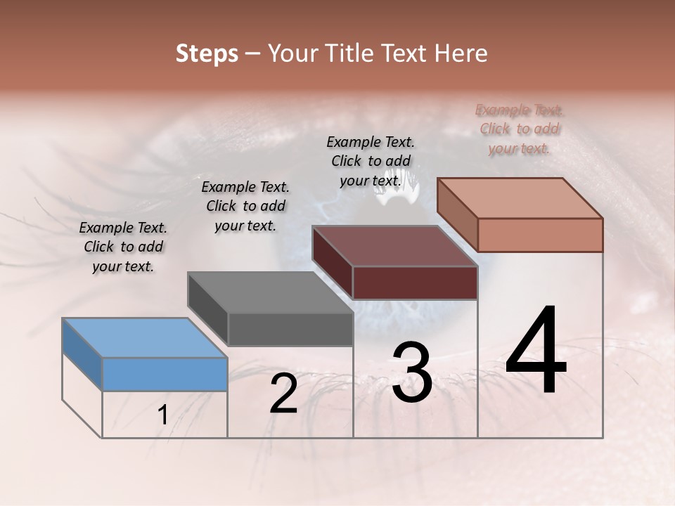 Closeup Pupil Sight PowerPoint Template