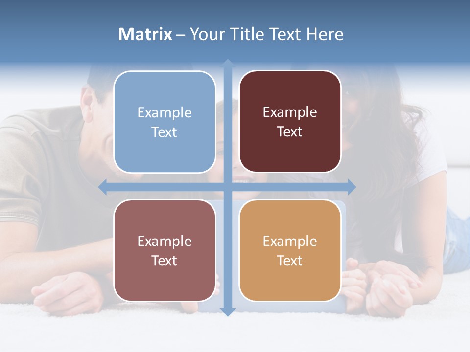 Daughter Cute Carpet PowerPoint Template