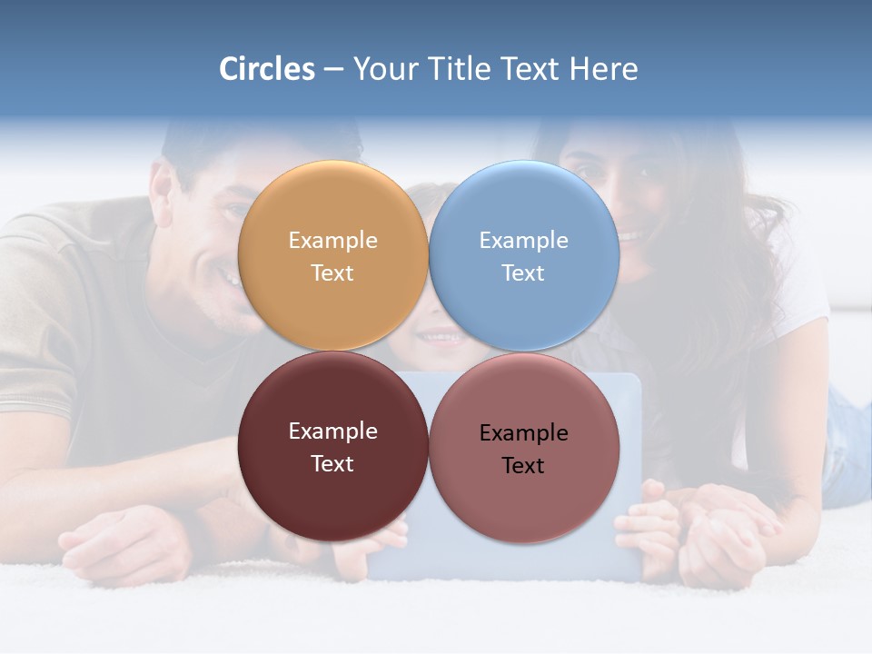 Daughter Cute Carpet PowerPoint Template