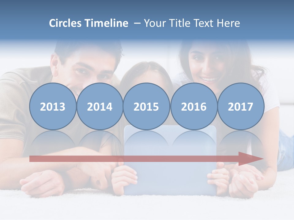 Daughter Cute Carpet PowerPoint Template