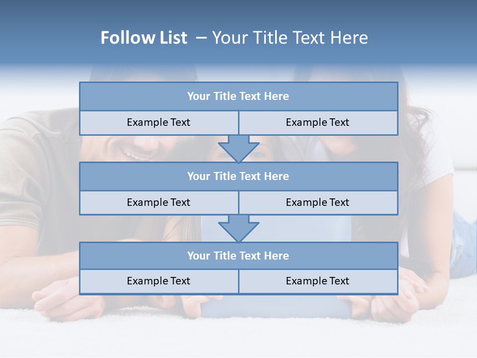 Daughter Cute Carpet PowerPoint Template