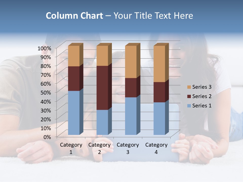 Daughter Cute Carpet PowerPoint Template