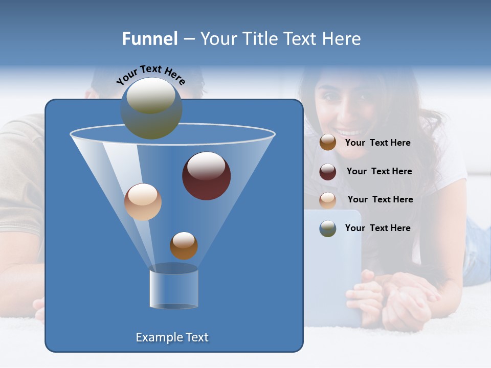 Daughter Cute Carpet PowerPoint Template