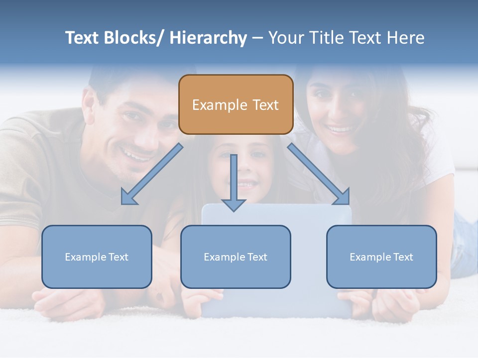 Daughter Cute Carpet PowerPoint Template