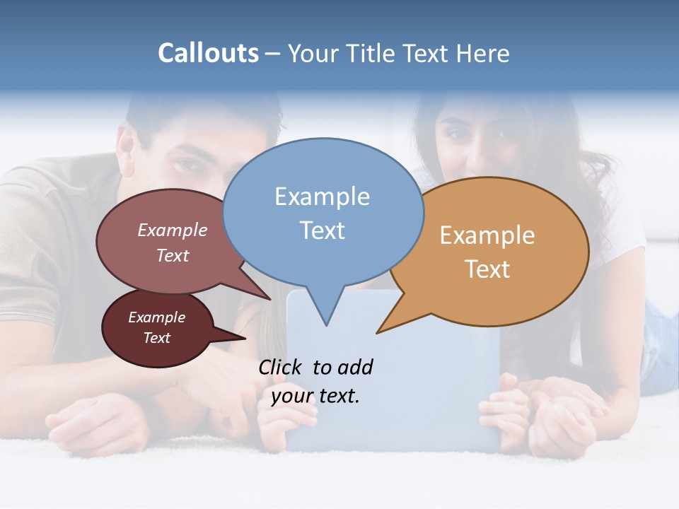 Daughter Cute Carpet PowerPoint Template