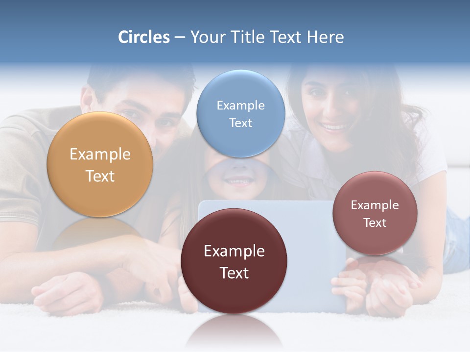 Daughter Cute Carpet PowerPoint Template