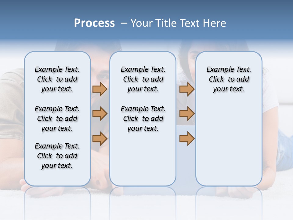 Daughter Cute Carpet PowerPoint Template