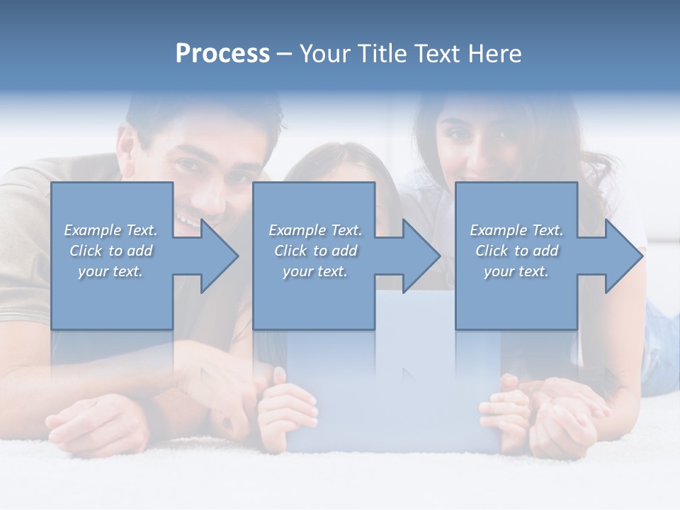 Daughter Cute Carpet PowerPoint Template