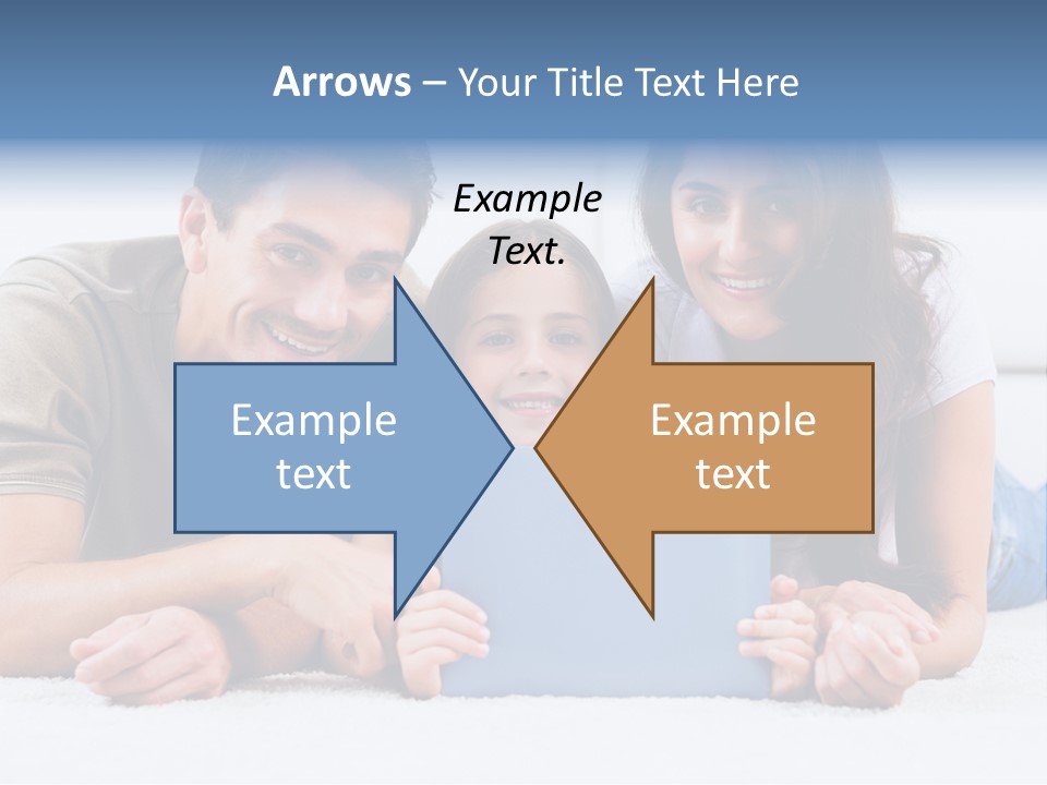 Daughter Cute Carpet PowerPoint Template