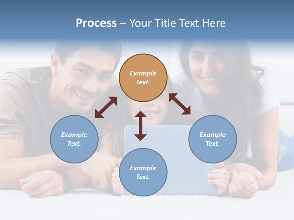 Daughter Cute Carpet PowerPoint Template