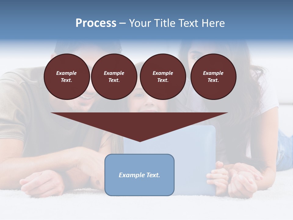 Daughter Cute Carpet PowerPoint Template