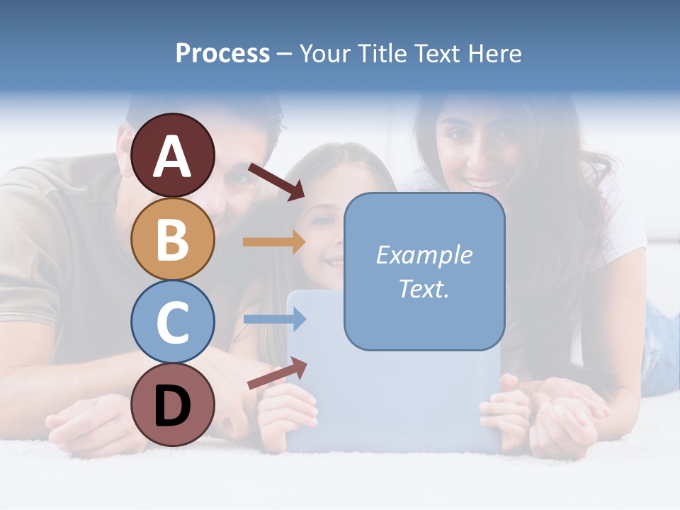 Daughter Cute Carpet PowerPoint Template