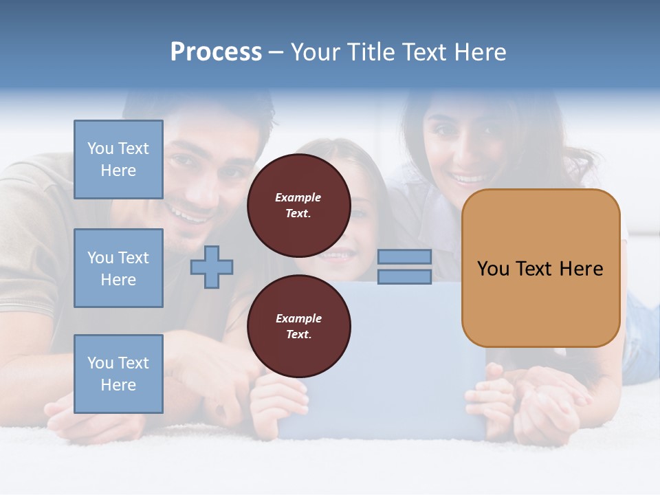 Daughter Cute Carpet PowerPoint Template