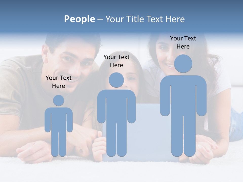 Daughter Cute Carpet PowerPoint Template