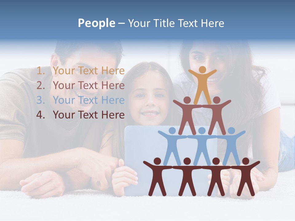 Daughter Cute Carpet PowerPoint Template