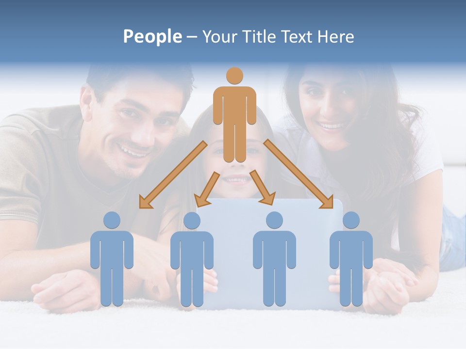 Daughter Cute Carpet PowerPoint Template