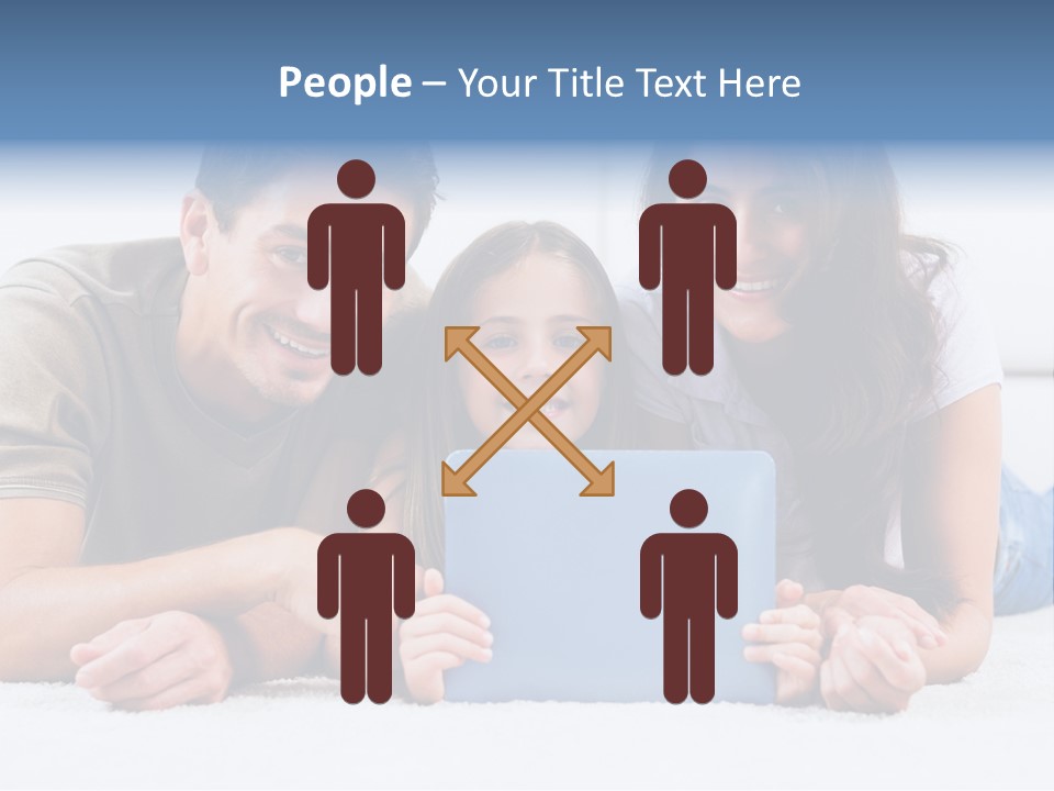 Daughter Cute Carpet PowerPoint Template