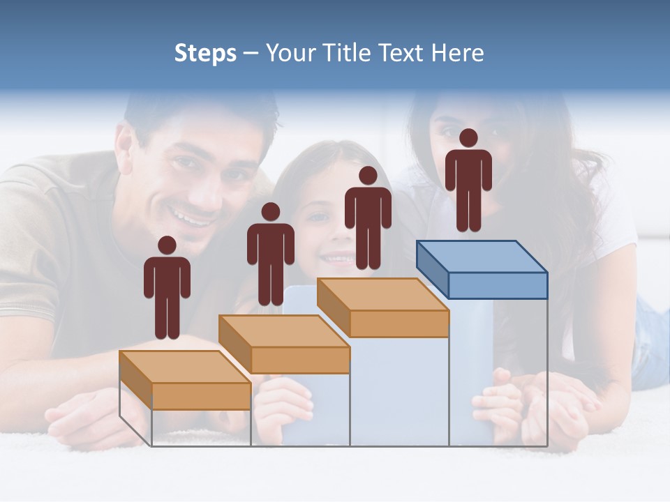 Daughter Cute Carpet PowerPoint Template