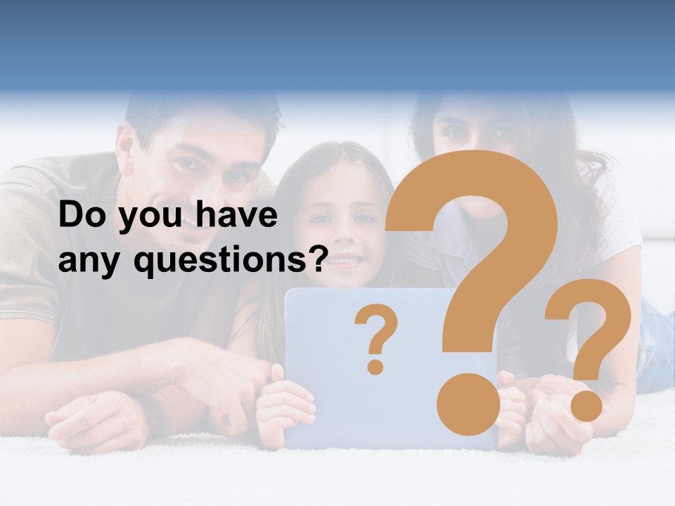 Daughter Cute Carpet PowerPoint Template