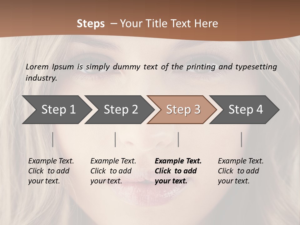 Hair Vogue Beautiful PowerPoint Template
