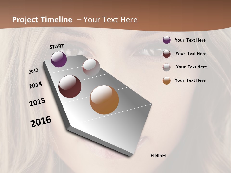 Hair Vogue Beautiful PowerPoint Template