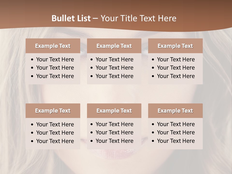 Hair Vogue Beautiful PowerPoint Template