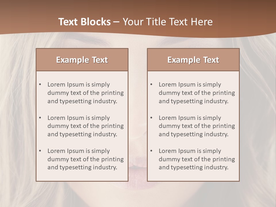 Hair Vogue Beautiful PowerPoint Template