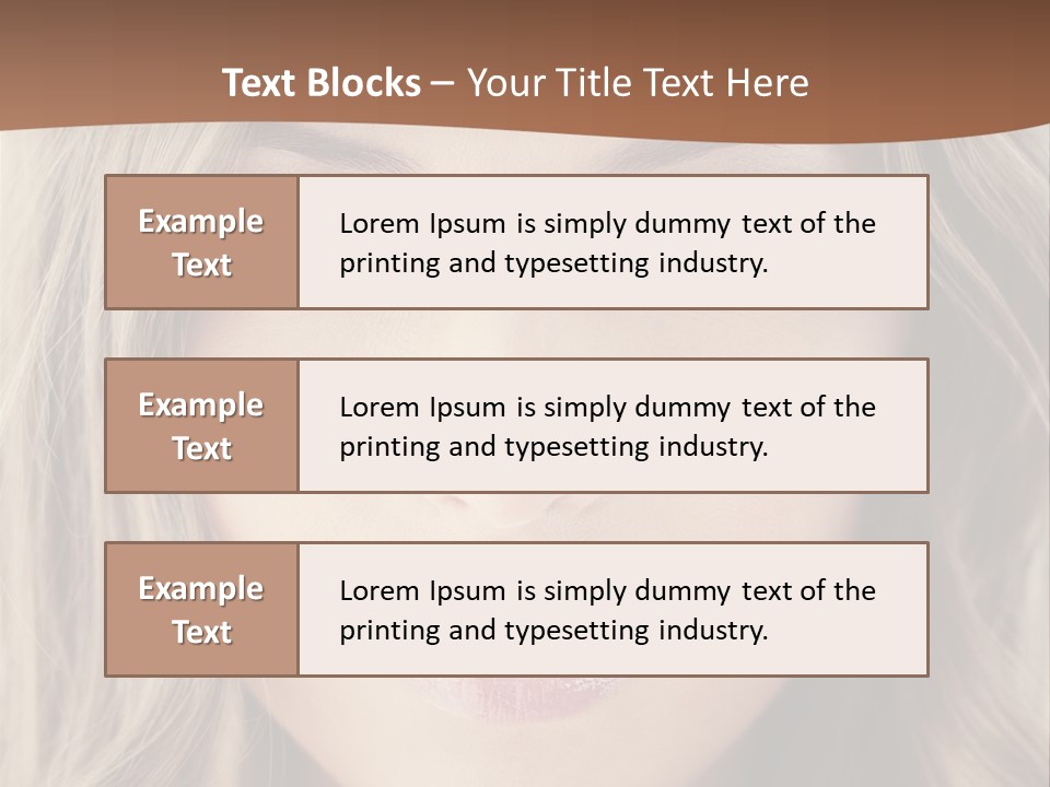 Hair Vogue Beautiful PowerPoint Template