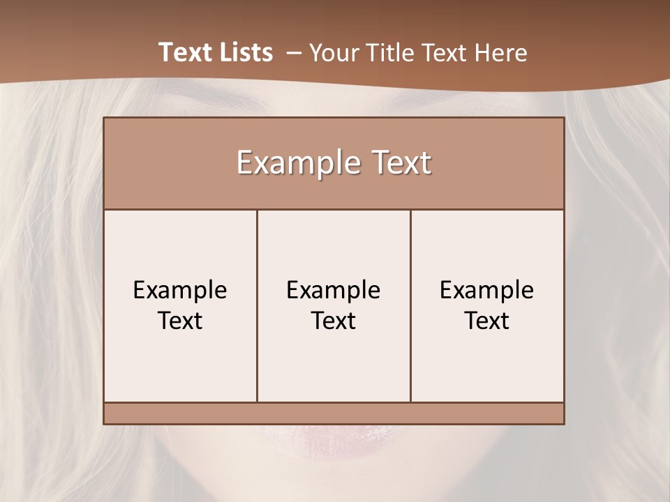 Hair Vogue Beautiful PowerPoint Template