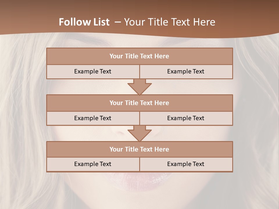 Hair Vogue Beautiful PowerPoint Template