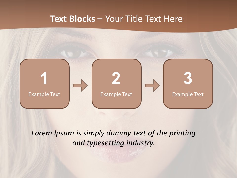 Hair Vogue Beautiful PowerPoint Template