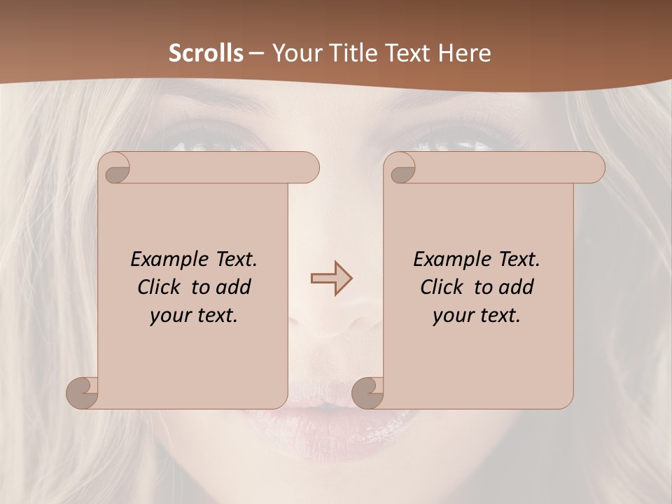 Hair Vogue Beautiful PowerPoint Template