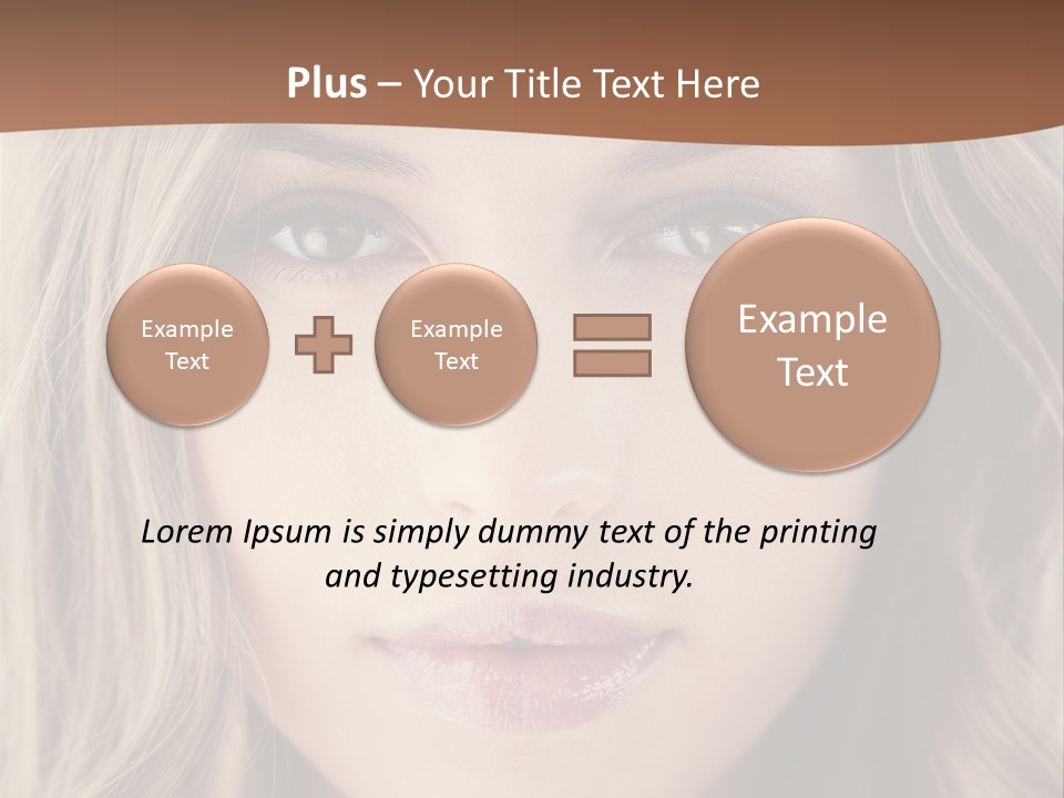Hair Vogue Beautiful PowerPoint Template