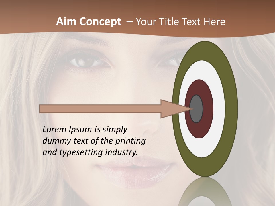 Hair Vogue Beautiful PowerPoint Template