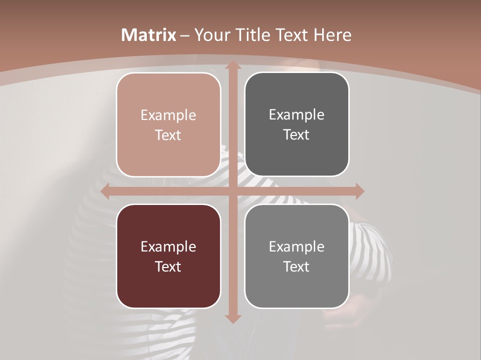 Emotion Pretty Caucasian PowerPoint Template
