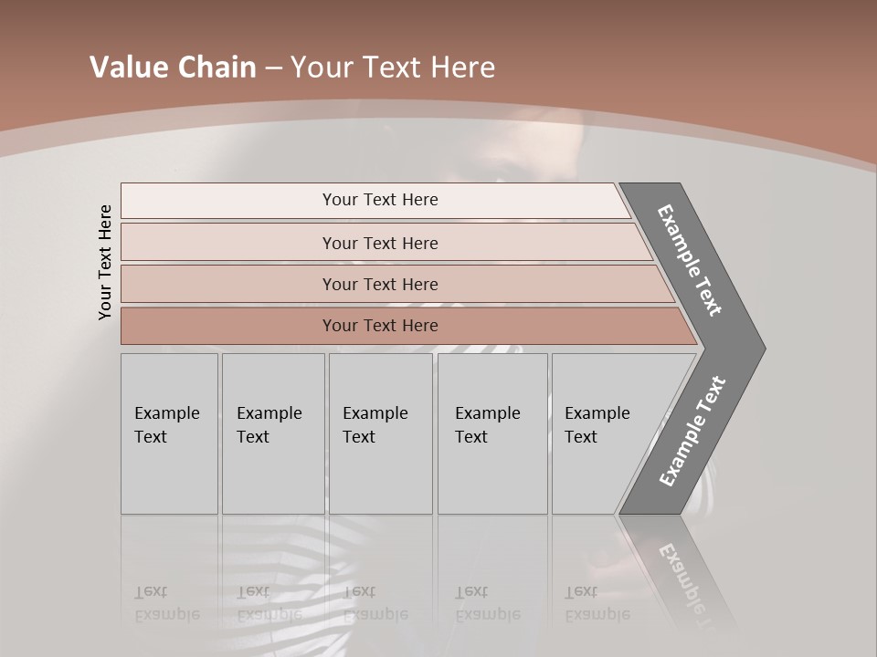Emotion Pretty Caucasian PowerPoint Template