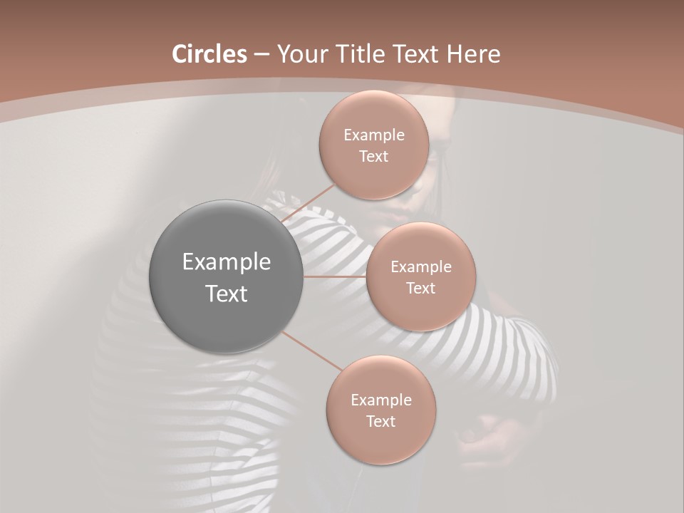 Emotion Pretty Caucasian PowerPoint Template