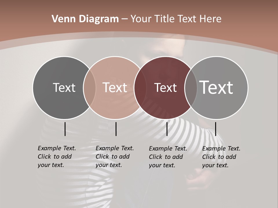 Emotion Pretty Caucasian PowerPoint Template